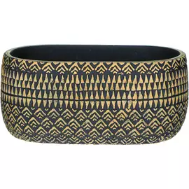 Кашпо Edelman garden kjeld 20x11.5см 9см чёрное