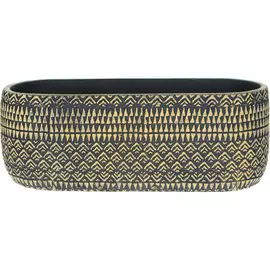 Кашпо Edelman garden kjeld 28x11.5см 10.5см чёрное