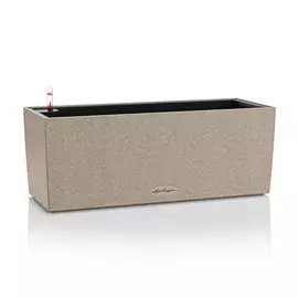 Кашпо Lechuza balconera stone 50х19х19 см песочный с автополивом