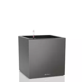 Кашпо с автополивом Lechuza canto premium 40x40см уголь