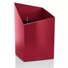 Кашпо с автополивом Lechuza cursivo 30x30х49см бордо