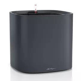 Кашпо Lechuza pila color 35см серое с автополивом