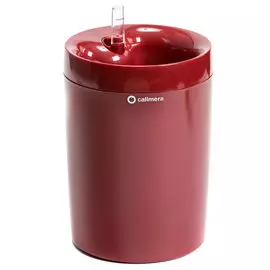 Кашпо Plastia Calimera d17h24см алый с автополивом