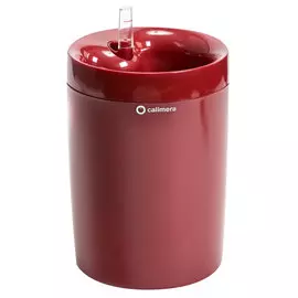 Кашпо Plastia Calimera B2 burgundy 35 см с автополивом