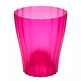 Кашпо Plastia ola д16см прозрачное фиолет