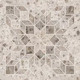 Плитка ProGRES Терраццо NR0137 Деко серый 60x60 см