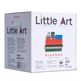 Подгузники детские Little Art m 6-11 кг, 36 шт