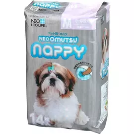 Подгузники для домашних животных Neoomutsu Nappy размер М на вес 5-8 кг 14 шт