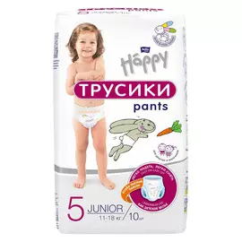Подгузники-трусики Bella baby Happy Pants 5 11-18 кг 10 шт