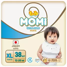 Подгузники-трусики Momi Ultra Care XL 12-20 кг, 38 шт