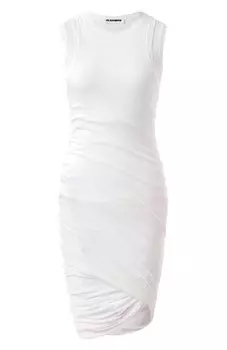 Хлопковое платье Jil Sander