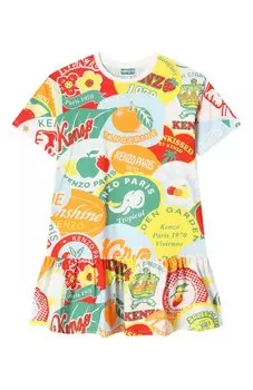 Хлопковое платье Kenzo