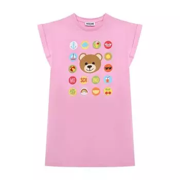 Хлопковое платье Moschino