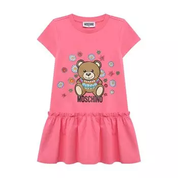 Хлопковое платье Moschino