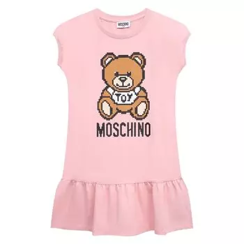 Хлопковое платье Moschino