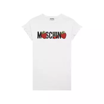 Хлопковое платье Moschino