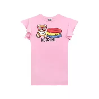 Хлопковое платье Moschino