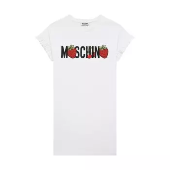 Хлопковое платье Moschino