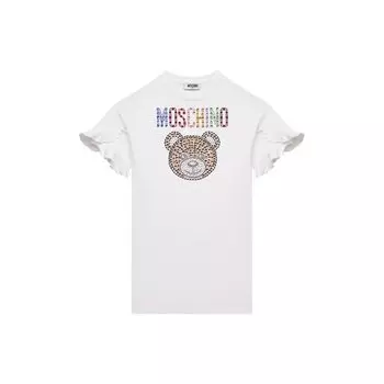 Хлопковое платье Moschino