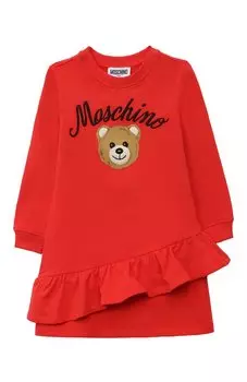 Хлопковое платье Moschino