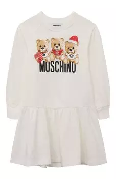 Хлопковое платье Moschino