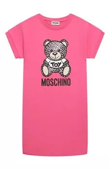 Хлопковое платье Moschino