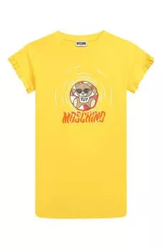 Хлопковое платье Moschino
