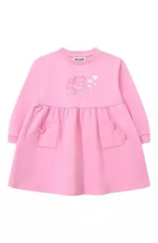 Хлопковое платье Moschino