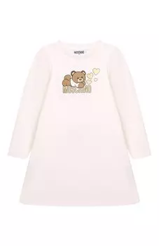 Хлопковое платье Moschino