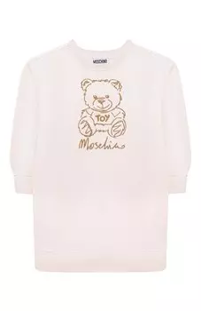 Хлопковое платье Moschino