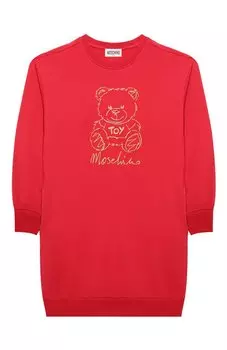 Хлопковое платье Moschino