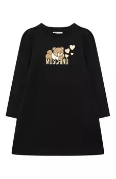 Хлопковое платье Moschino