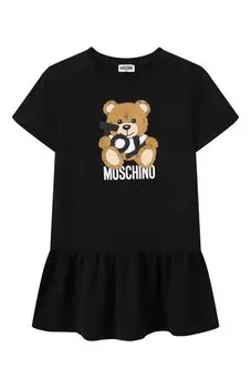 Хлопковое платье Moschino