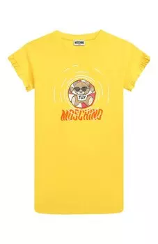 Хлопковое платье Moschino