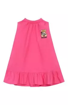 Хлопковое платье Moschino