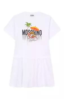 Хлопковое платье Moschino