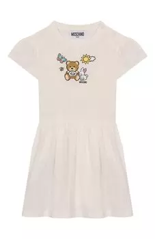 Хлопковое платье Moschino