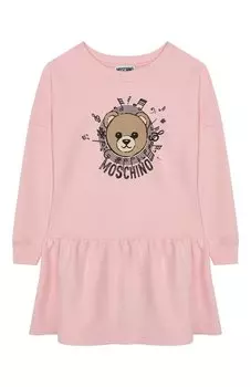 Хлопковое платье Moschino