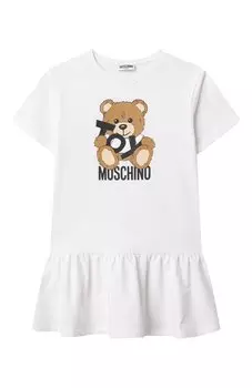 Хлопковое платье Moschino