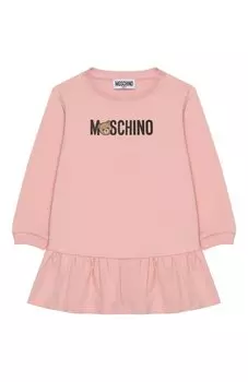 Хлопковое платье Moschino