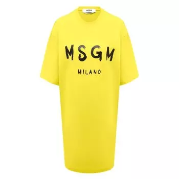 Хлопковое платье MSGM