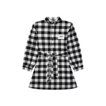 Хлопковое платье MSGM kids
