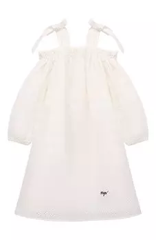 Хлопковое платье MSGM kids