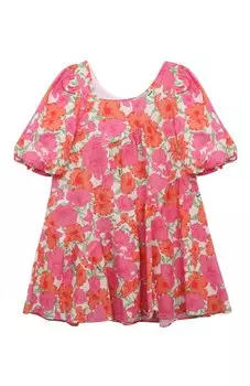Хлопковое платье MSGM kids