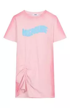 Хлопковое платье MSGM kids