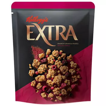Гранола-мюсли Kelloggs Extra с красными ягодами 300 гр