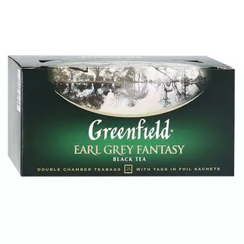 Чай Greenfield / Гринфилд Earl Grey Fantasy (25пак)