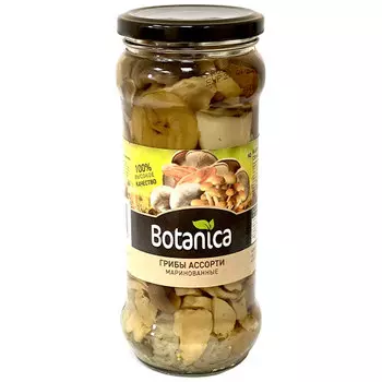 Грибы Botanica ассорти маринованные 530 гр