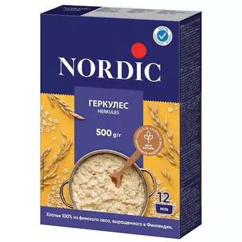 Хлопья Nordic Геркулес 500 гр