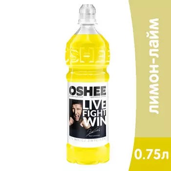 Изотонический напиток Oshee лимон-лайм 0,75 литра, пэт, 6 шт в уп.